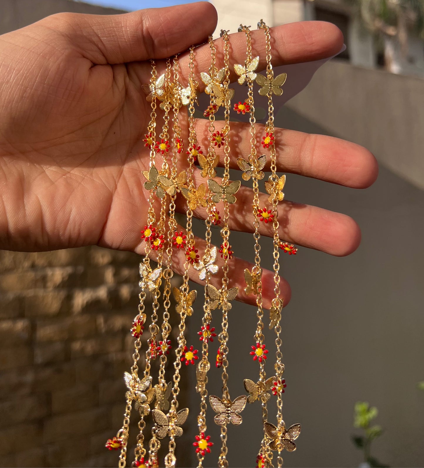 Fly & Flower Anklets