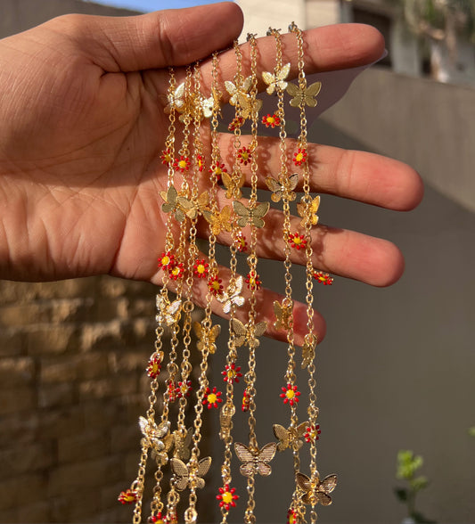 Fly & Flower Anklets