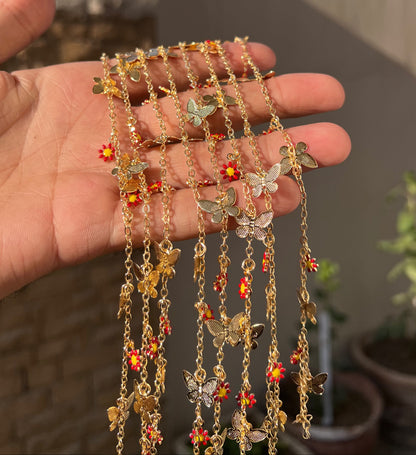 Fly & Flower Anklets