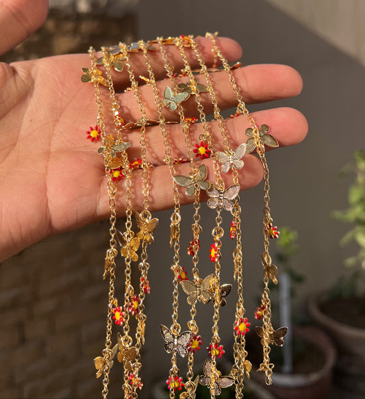 Fly & Flower Anklets