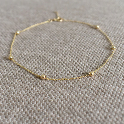 Minimilistic Balls Anklet