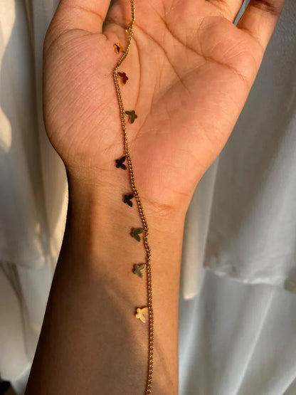 Minimalistic Butterfly Anklet